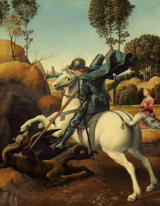 St George slaying the dragon