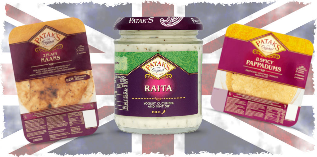 Indian Foods, Pickles, Raita, Naan Breads & Pappadums British foods