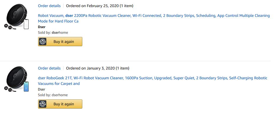 dser Robot Vacuums – so impressive, we bought a second one!